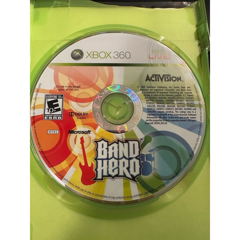 Band Hero for Xbox 360 (2009) - Acceptable‎ Condition, Fast Shipping